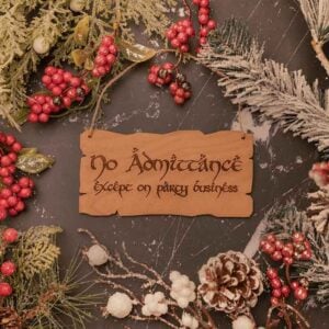 No Admittance Christmas Ornament