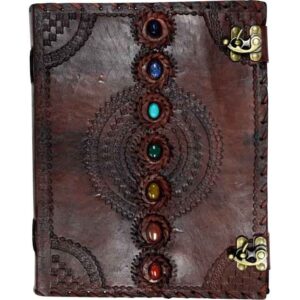 Chakra Stone Leather Journal