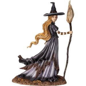 Bewitching Autumn Witch Statue