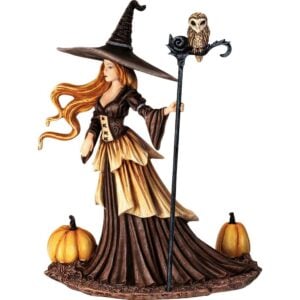 Owl Spell Witch Statue