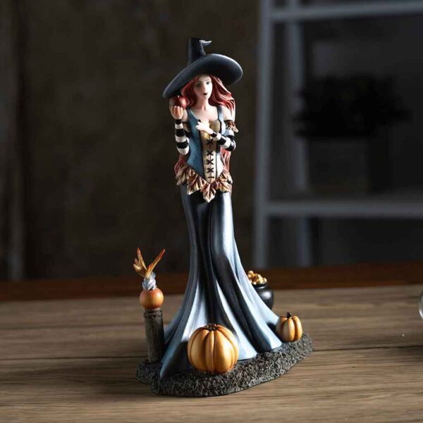 Poison Apple Witch Statue