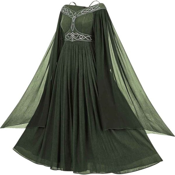 Galadriel Dress - Moss Green