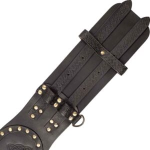 Bedran Wide Belt - Dark Brown