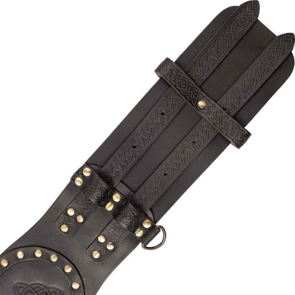 Bedran Wide Belt - Dark Brown
