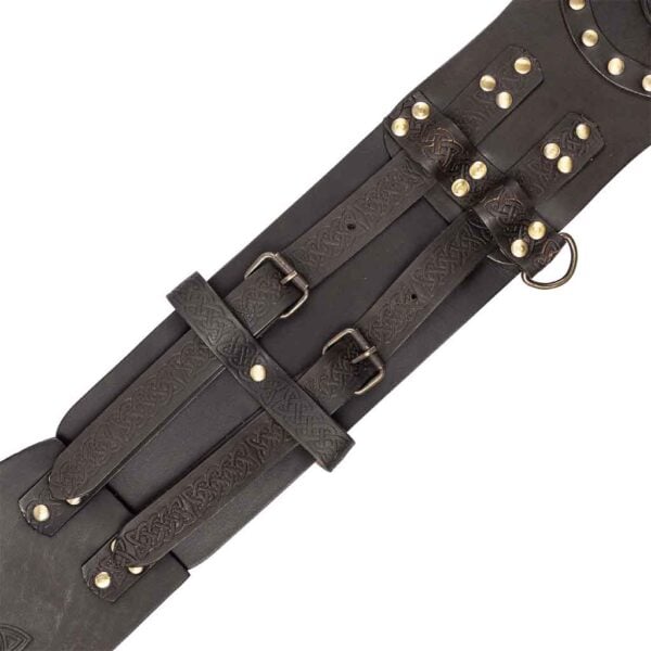 Bedran Wide Belt - Dark Brown