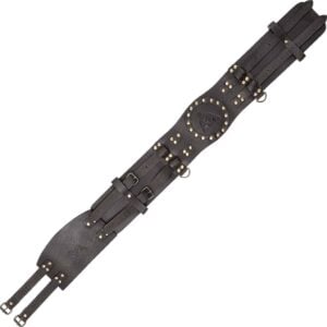 Bedran Wide Belt - Dark Brown