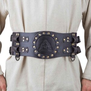 Bedran Wide Belt - Dark Brown