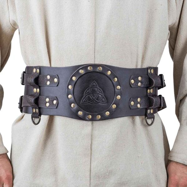 Bedran Wide Belt - Dark Brown