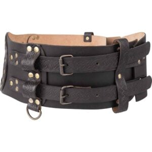 Bedran Wide Belt - Dark Brown