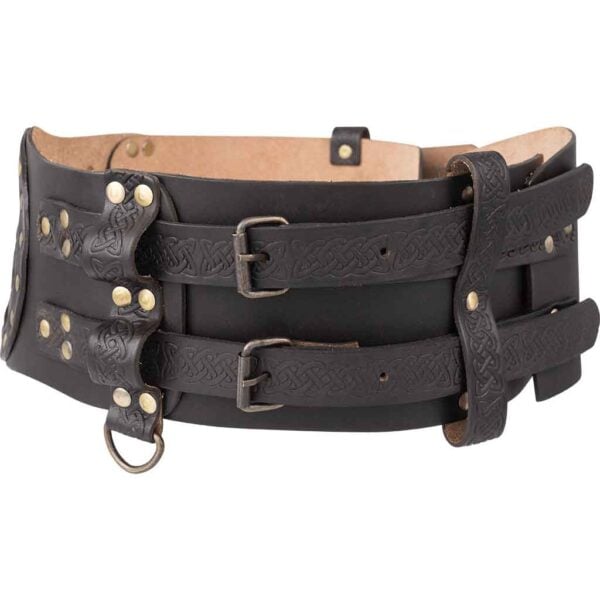 Bedran Wide Belt - Dark Brown