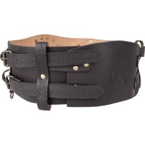Bedran Wide Belt - Dark Brown