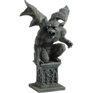 Winged Kneeling Gargoyle Statue