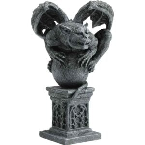 Gargoyle On Sphere and Pillar Statue