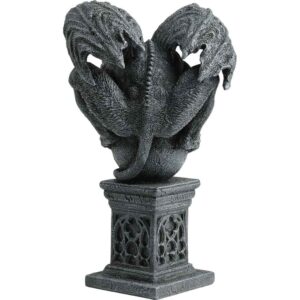 Gargoyle On Sphere and Pillar Statue