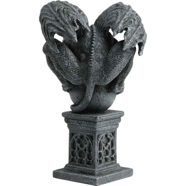 Gargoyle On Sphere and Pillar Statue