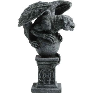 Gargoyle On Sphere and Pillar Statue