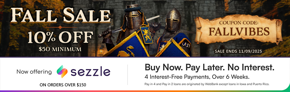 Fall Sale at Medieval Collectibles