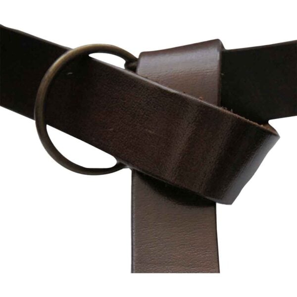 Kegan Celtic Ring Belt - Dark Brown