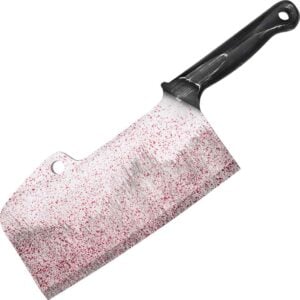 Foam Bloody Cleaver Knife