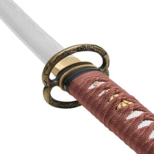 Brown Sakabato Reverse Blade Katana