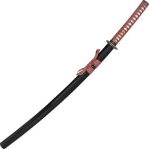 Brown Sakabato Reverse Blade Katana