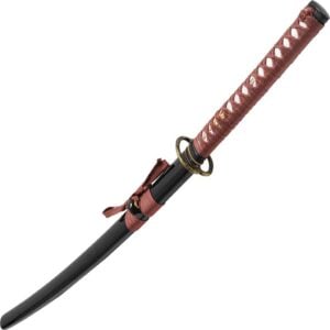 Brown Sakabato Reverse Blade Katana