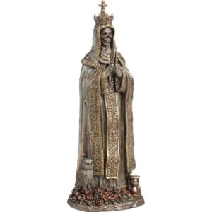 Crowned Santa Muerte Death Statue