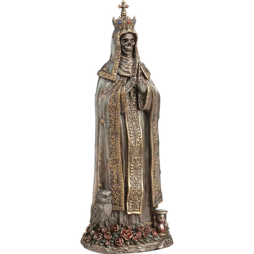 Crowned Santa Muerte Death Statue