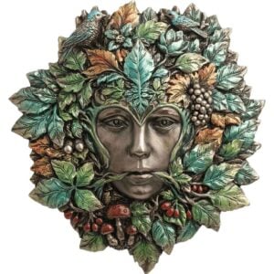 Lady Greenman Abundance Wall Plaque