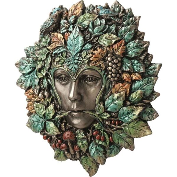 Lady Greenman Abundance Wall Plaque