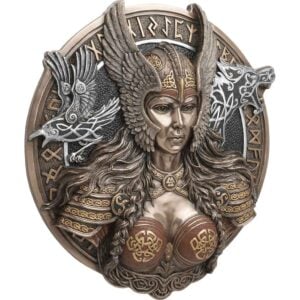 Large Runic Valkyrie Wall Plaque