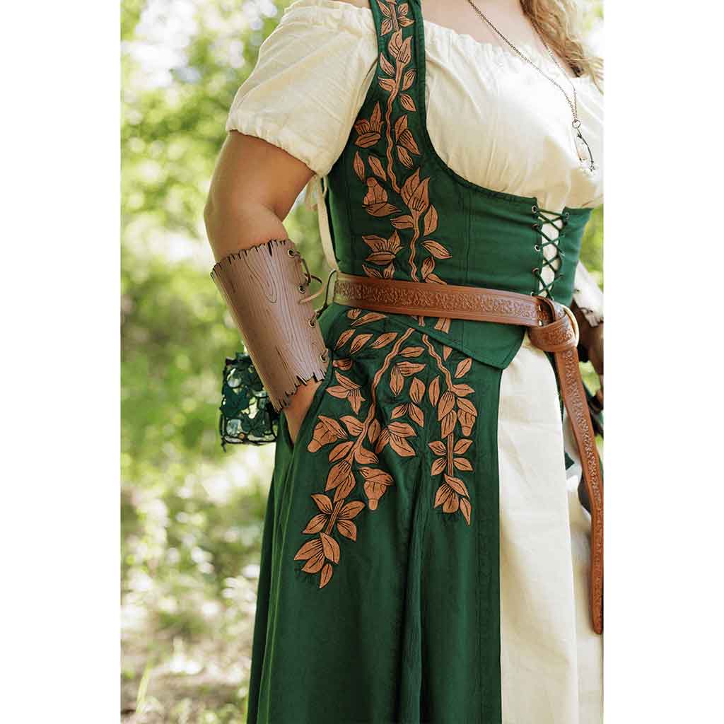 medieval huntress corset dress Tauriel Overdress
