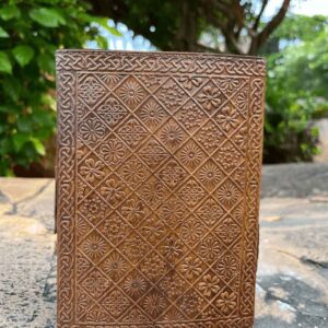 Antiqued Seven Stones Leather Journal