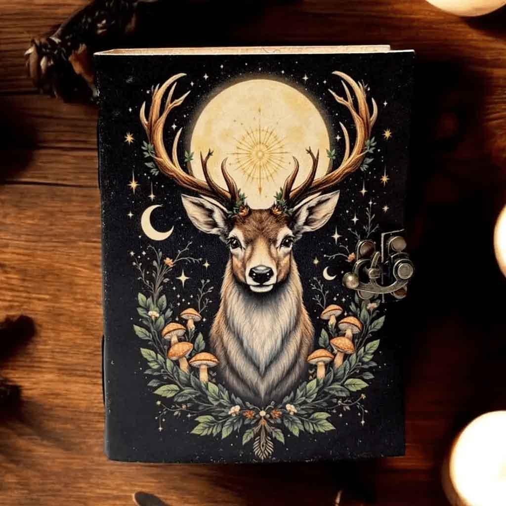 Grimoire Deer Leather Journal