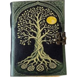Woven Tree of Life Leather Journal
