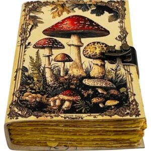 Grimoire Mushroom Leather Journal
