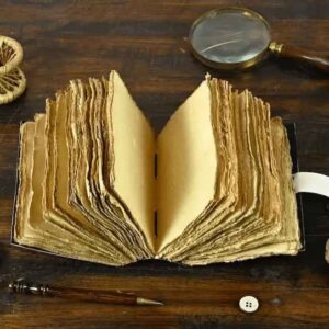Gothic Raven Leather Journal