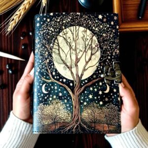 Tree and Sky Leather Journal