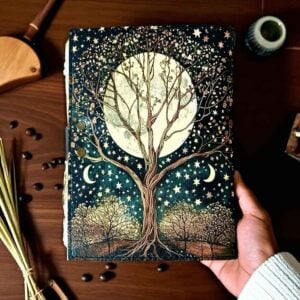 Tree and Sky Leather Journal