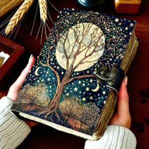 Tree and Sky Leather Journal
