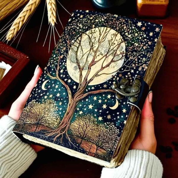Tree and Sky Leather Journal