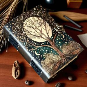Tree and Sky Leather Journal