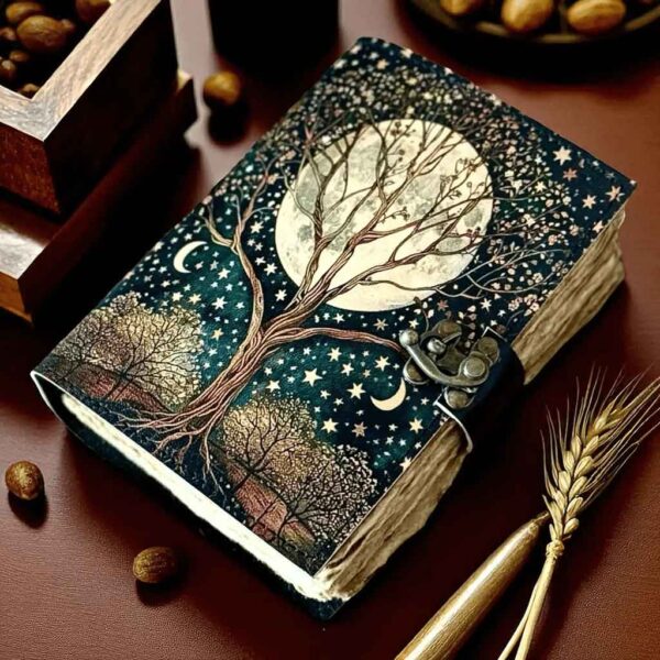 Tree and Sky Leather Journal