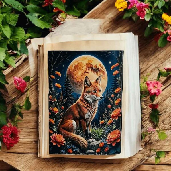Fox Leather Spell Book