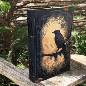 Magical Raven Leather Journal