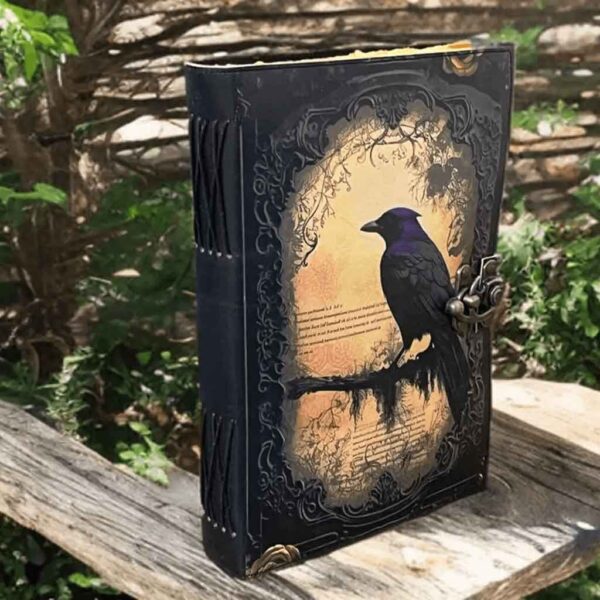 Magical Raven Leather Journal