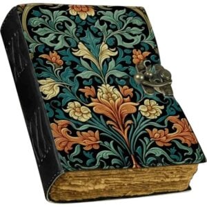 Floral Fantasy Leather Journal