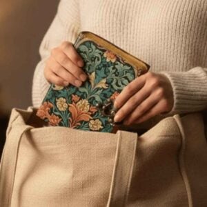 Floral Fantasy Leather Journal