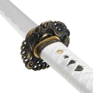 White Koi Samurai Katana