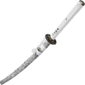 White Koi Samurai Katana